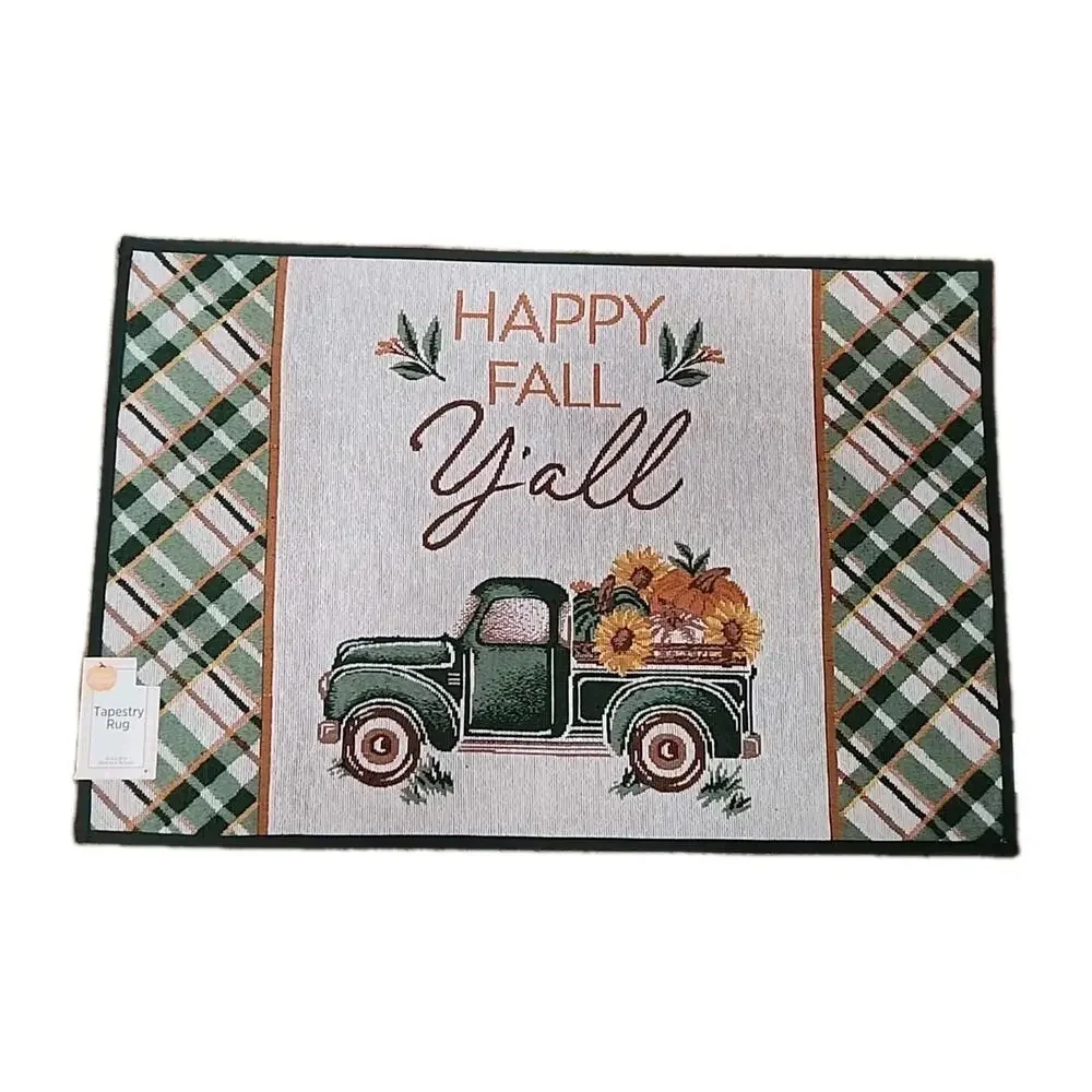 Perfect Harvest TAPESTRY - Happy Fall Y'all Truck Fall Autumn